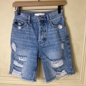 KanCan Button Fly Jean Shorts